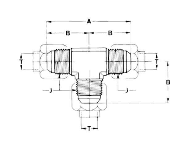 Bild på T-skarv JIC 3/4