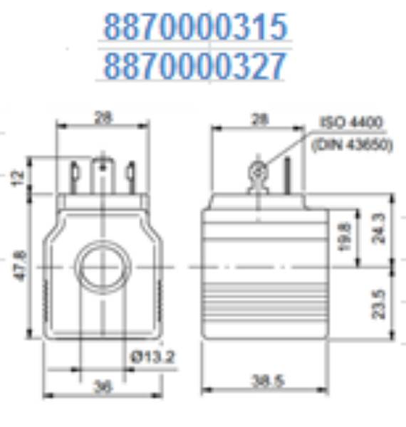 Bild på Magnetspole Elavlastning LS HPV 41 / 77 14 VDC