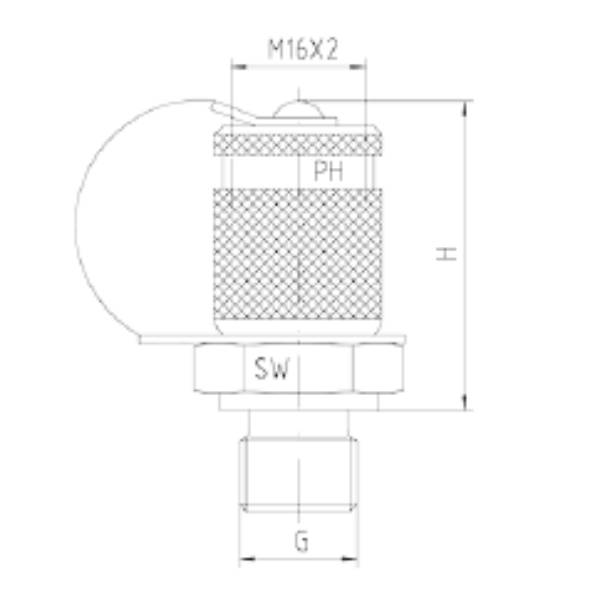 Bild på Mätnippel 1/4 ed/SY