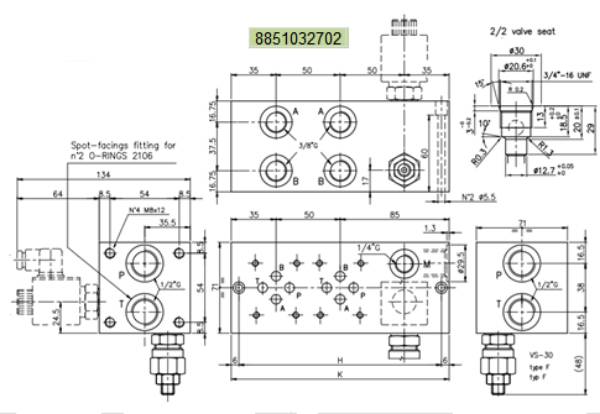 Bild på NG6 Mont.block EM213/2Z/K