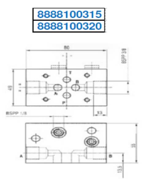 Bild på FP Serieblock NG6 sidoport 3/8