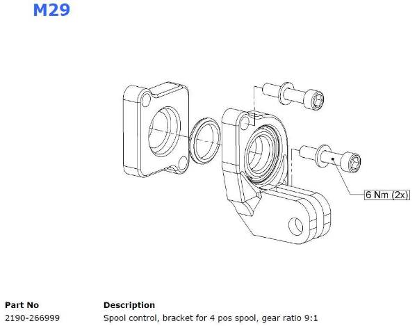 Bild på Slidkontroll RM 230 / RS 210 Spakkonsoll M29