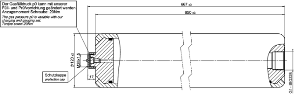 Bild på Kolvackumulator SK280-4/3218U-280AAF-VB-10