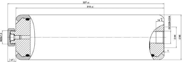 Bild på Kolvackumulator SK280-1/3218U-280AAE-VB-08